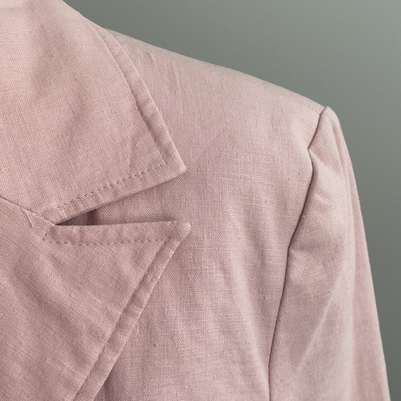 Vintage Linen Blazer by San Fransisco - Picture 3 of 12